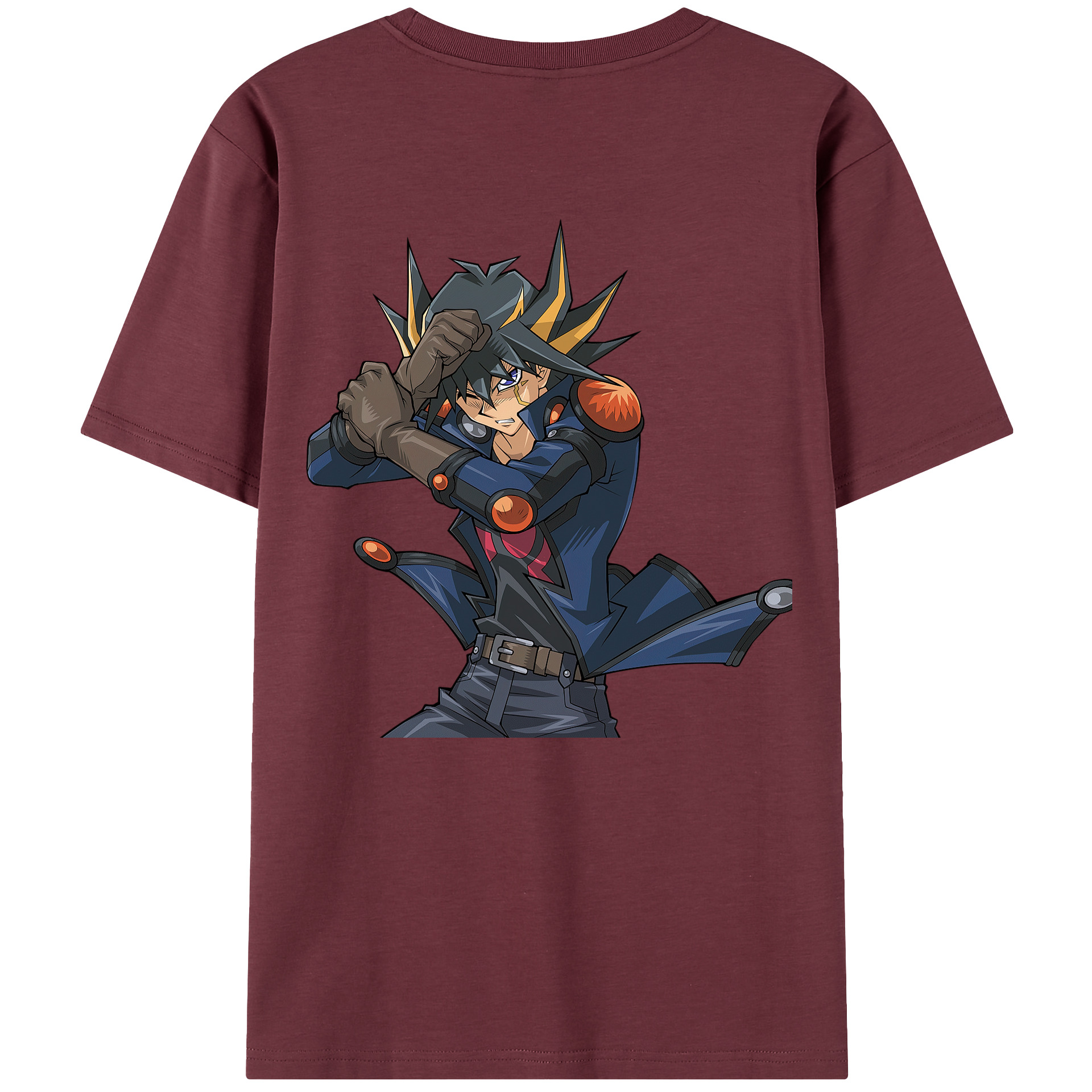（画像用） 遊☆戯☆王 Yu-Gi-Oh! 綿100％半袖Tシャツ（背面プリント）